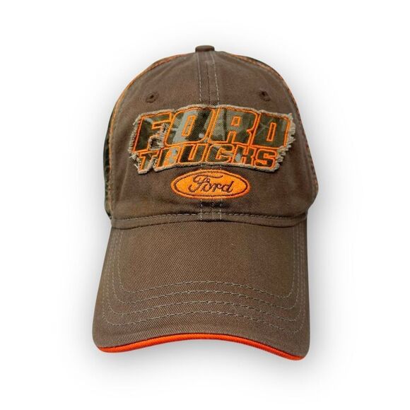 Ford Trucks Realtree Camo Adjustable Strapback Hat Cap H3 Headwear OSFM - Picture 1 of 10